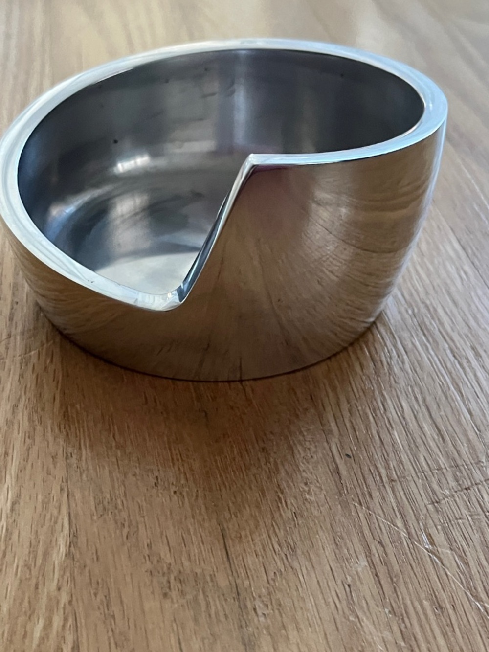 Nambe Spiral Wine Bottle Coaster - Picture 4 of 7